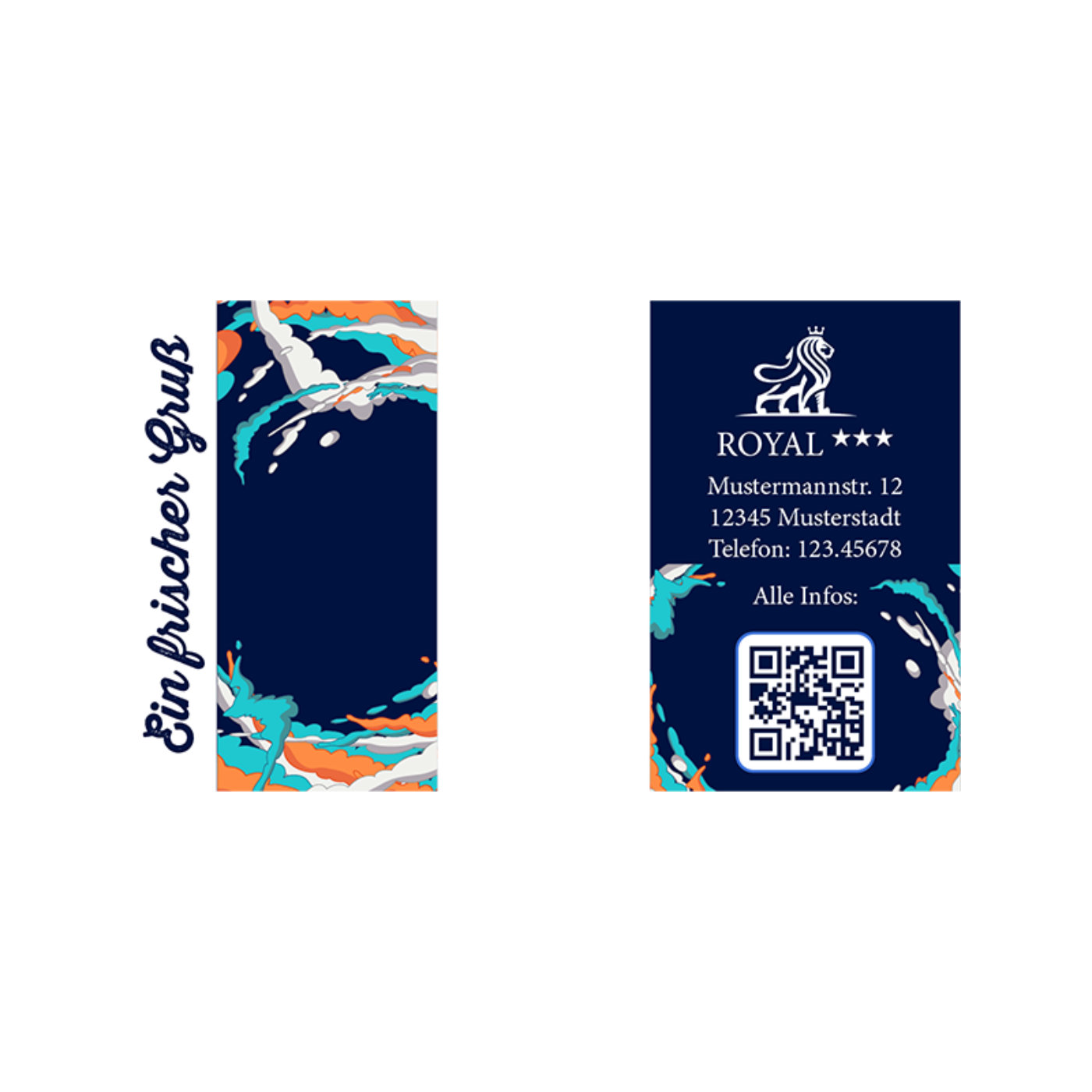 Snackcards Mini - Mentos (60x38mm) - Kaubonbons mit erfrischendem Geschmack und weicher Konsistenz.