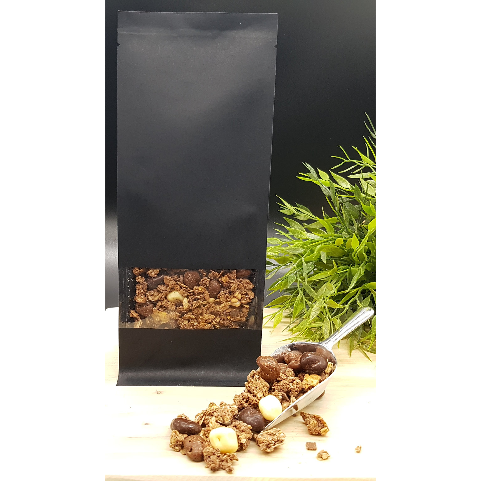 Triple Fruit Choc Müsli 1 kg Schoko Crunchy Müsli, Schokolierte Früchte Mischung