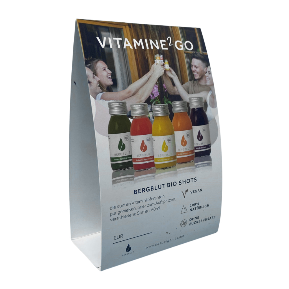 Display Starter-Paket  'Bio Bergblut-Shots'