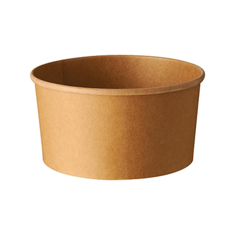 Salatschale hoch 750 ml
Ø15cmx6cm braun, Pappe mit PLA-Beschichtung
passender Deckel 12904
50 Schalen pro Pack/Gebinde