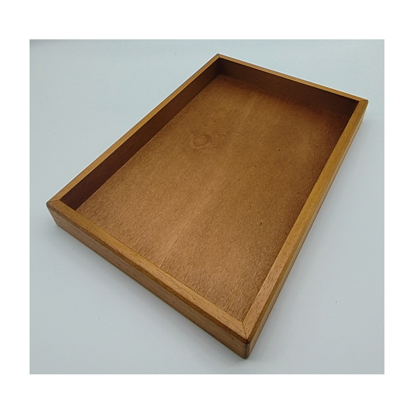 Holzkiste für Gebäckeinsatz 250 g rechteckig Braun