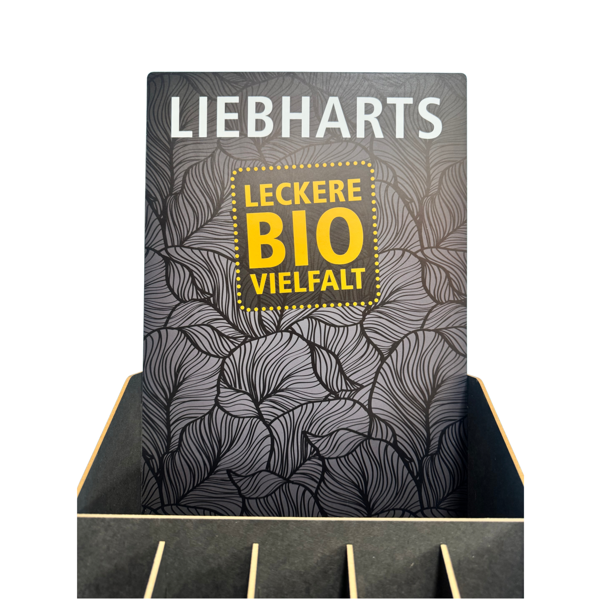 Liebharts Thekendisplay schwarz matt