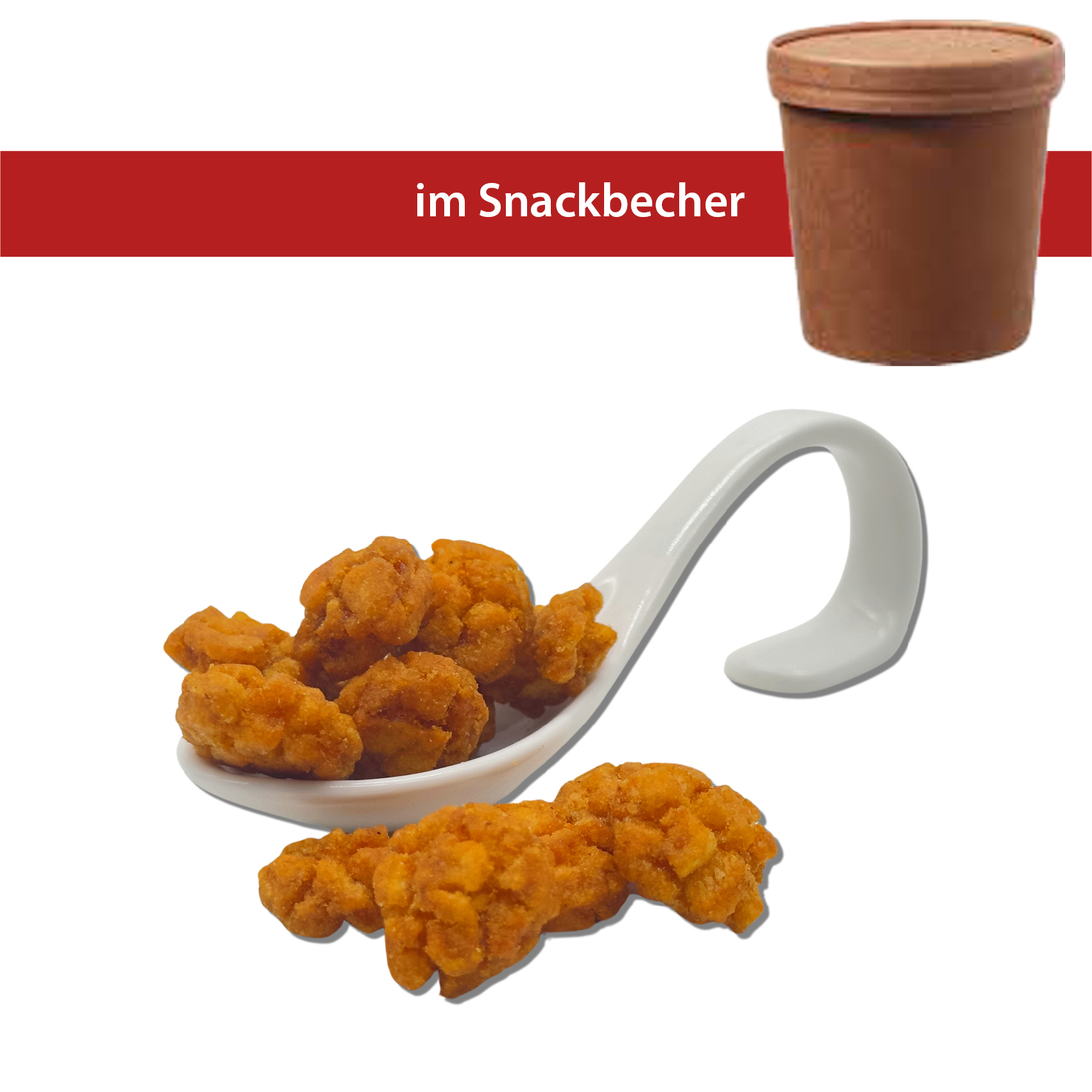 Chili Reiscracker im 60g Snack Becher 12 Becher pro Karton