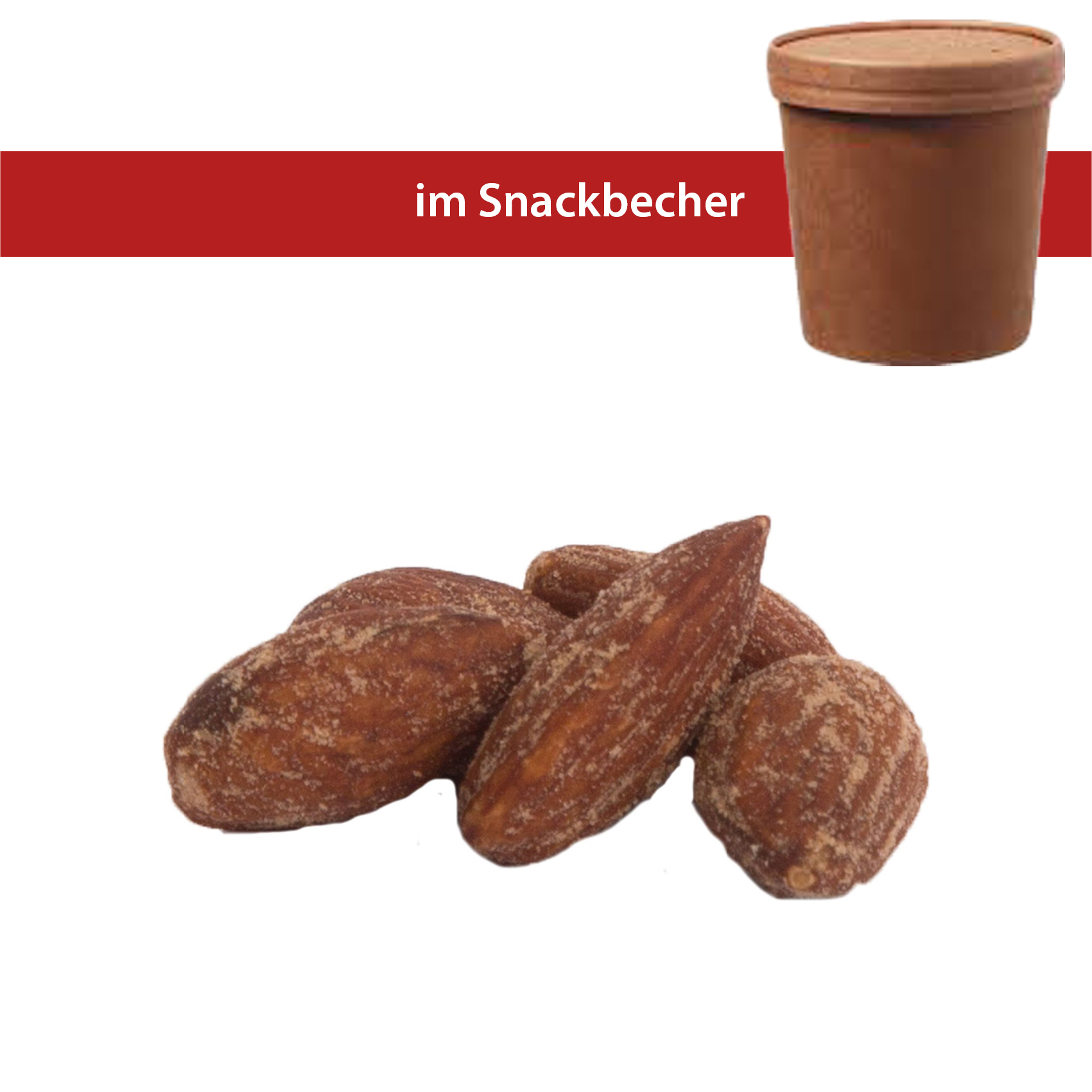 Rauchmandeln 120g
Snackbecher
12 Stück pro Karton