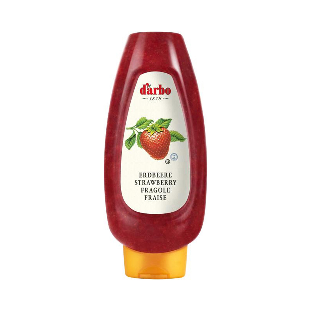 Darbo Fruchtaufstrich Dosierflasche 900 g Erdbeere
