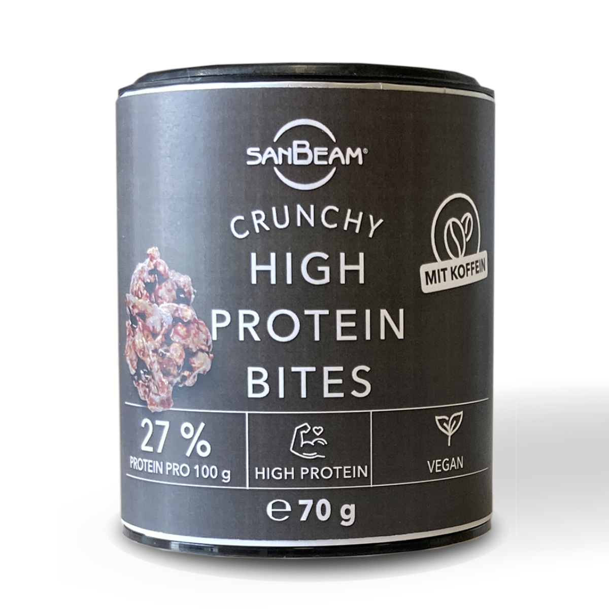 Liebharts Crunchy High Protein Bites mit Koffein 70g - 10 Stück pro Karton