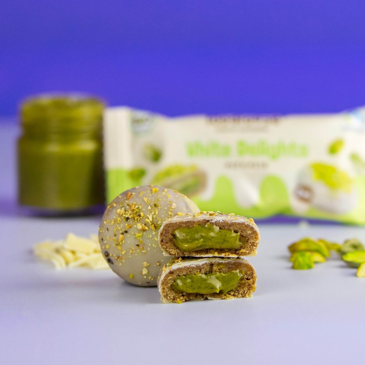 Foodloose Bio White Delights Pistazie 40 g - 12 Stück pro Karton