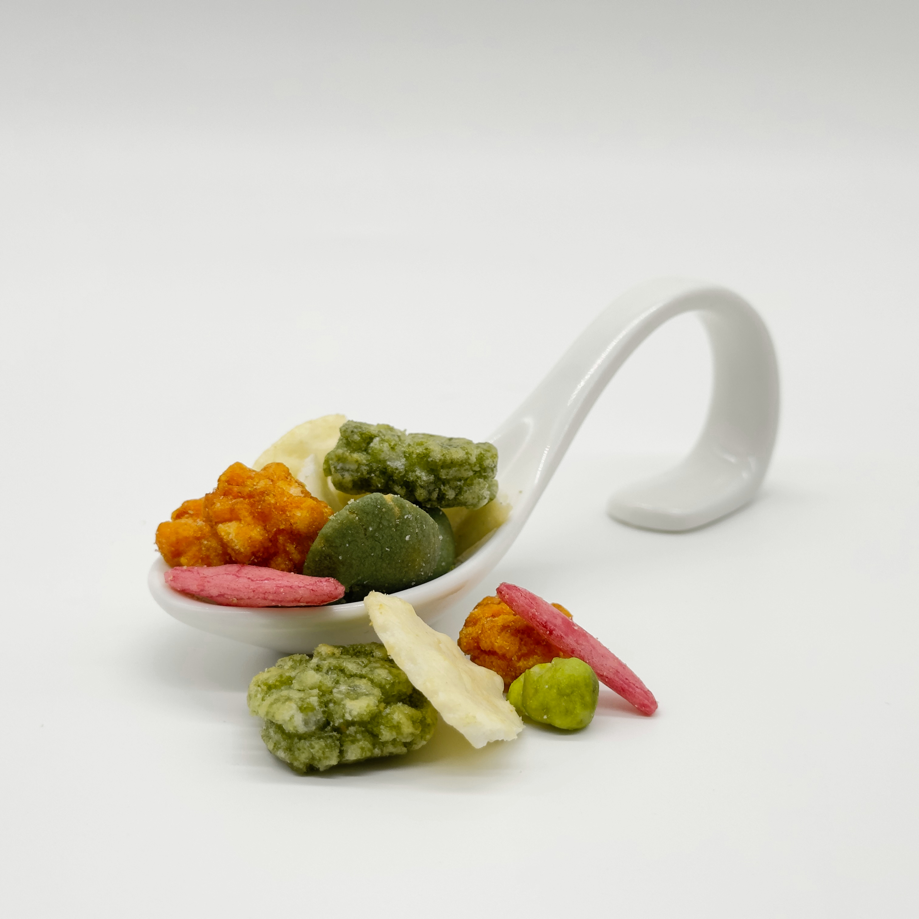 Wasabi-MIX 
2kg Beutel
Wasabinuts, Reiscracker, Chilischoten
