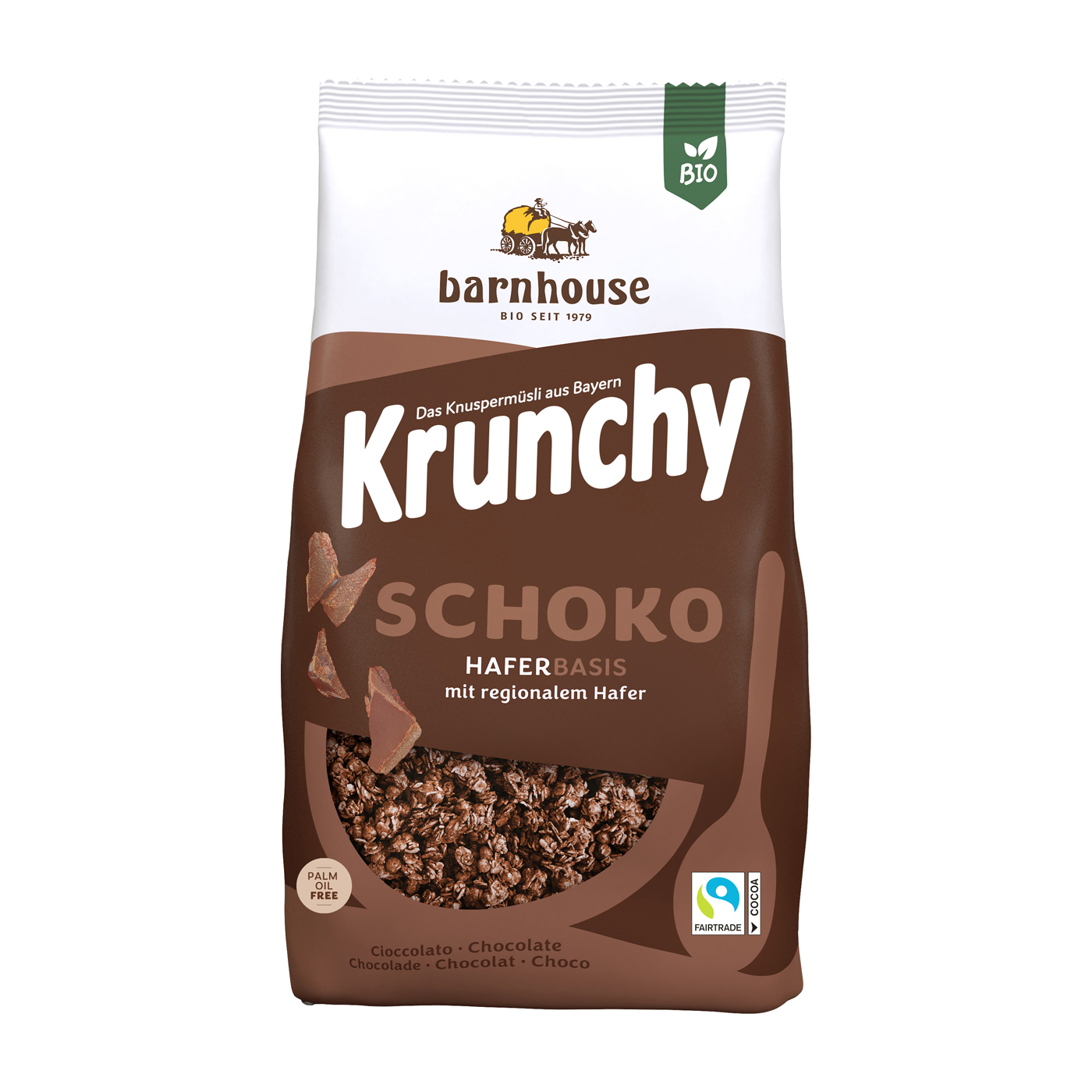 BIO Barnhouse Krunchy Schoko 1,25 kg Beutel BIO