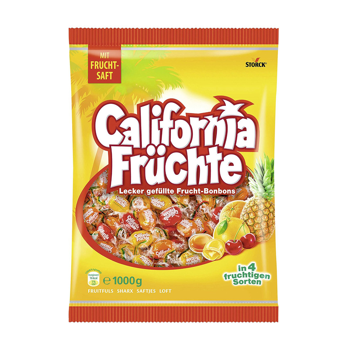 Storck California Früchte Bonbons einzeln verpackt
1,0 kg Beutel