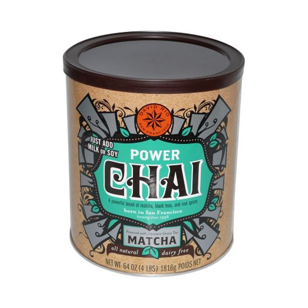 Power Chai, indischer Gewürztee
18-24g Chai-Pulver in 100-150ml Milch auflösen
1814g Dose