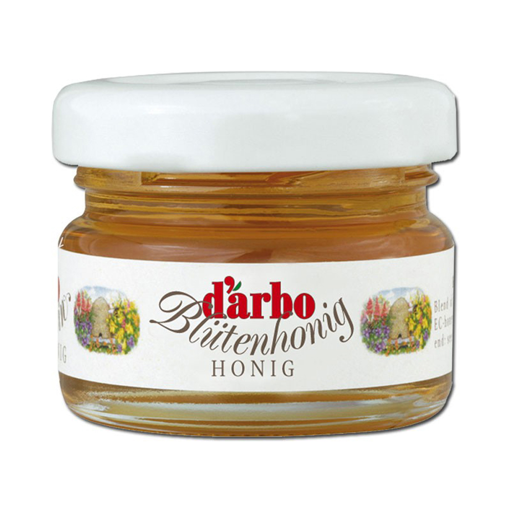 DARBO Honig klar Mini Glas 60x28 g Gläser pro Karton