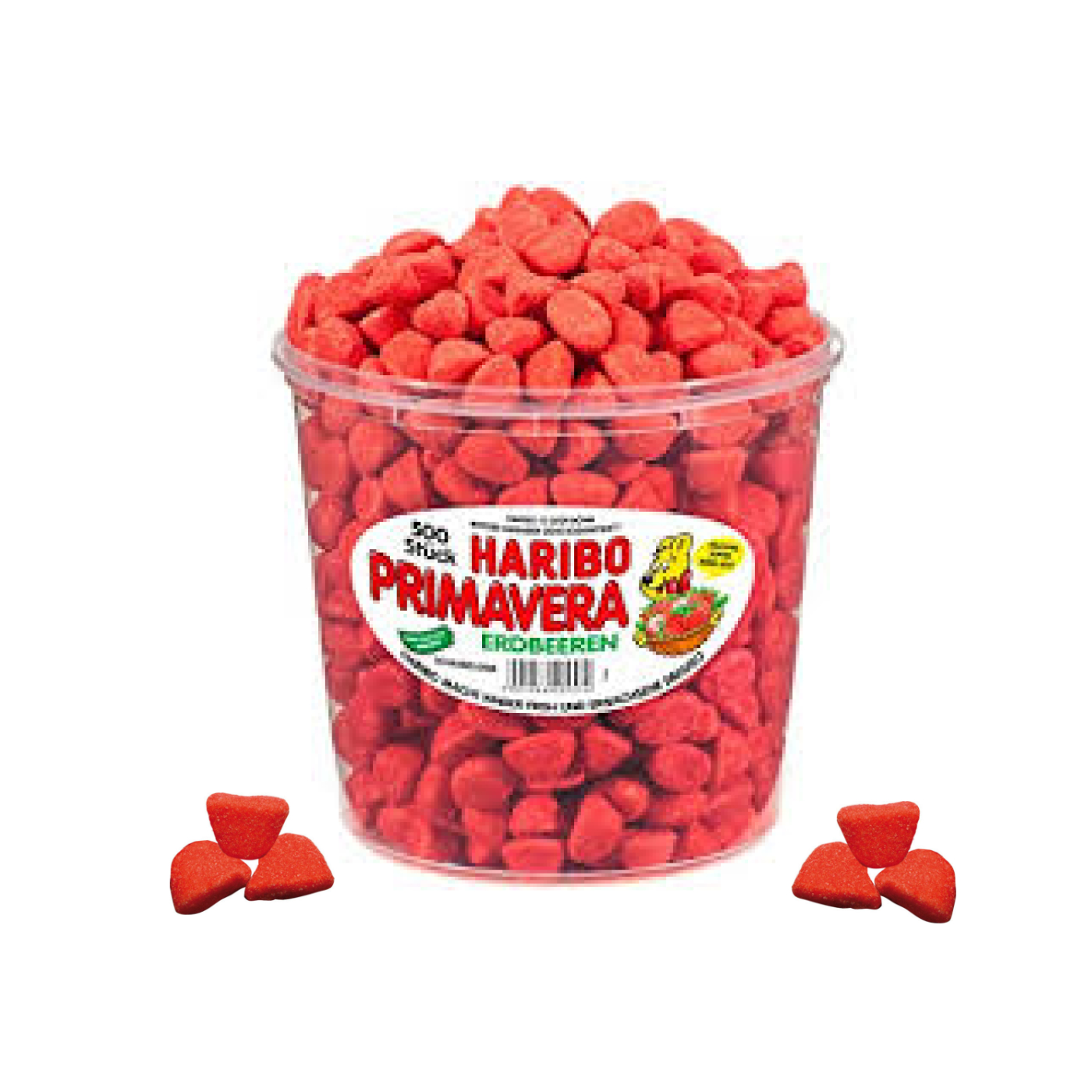 Haribo Erdbeeren Primavera 500 Stück Dose