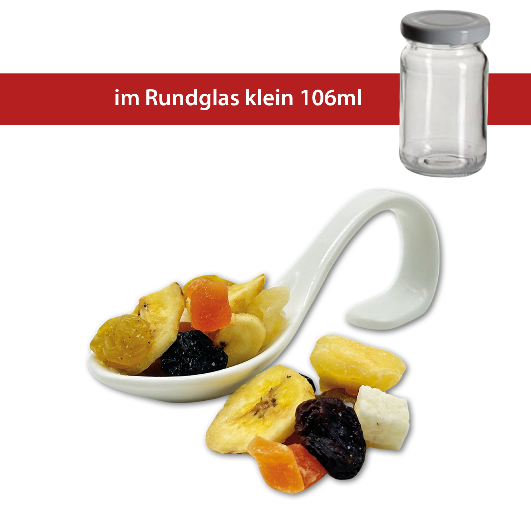 Tropic Mix 40g
Rundglas klein 106ml
40 Stück pro Karton