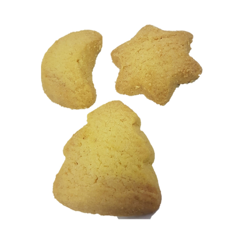 Butter Weihnachtsgebäck drei Sorten klassisches Mürbe-Gebäck ohne Schokolade 2,0 kg pro Karton