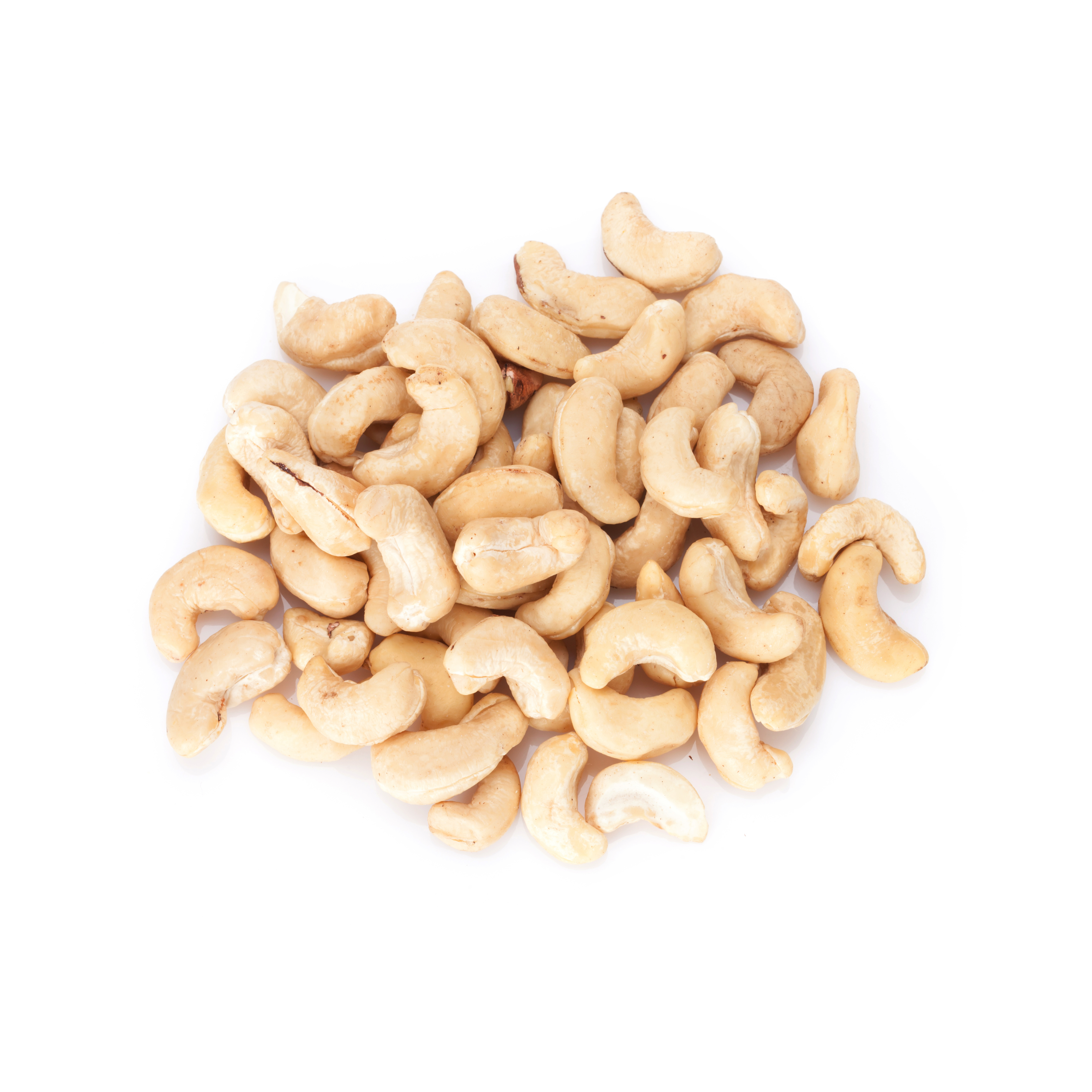 Natur Cashewkerne in gleichbleibend hoher Qualität im Katon 22,68 kg