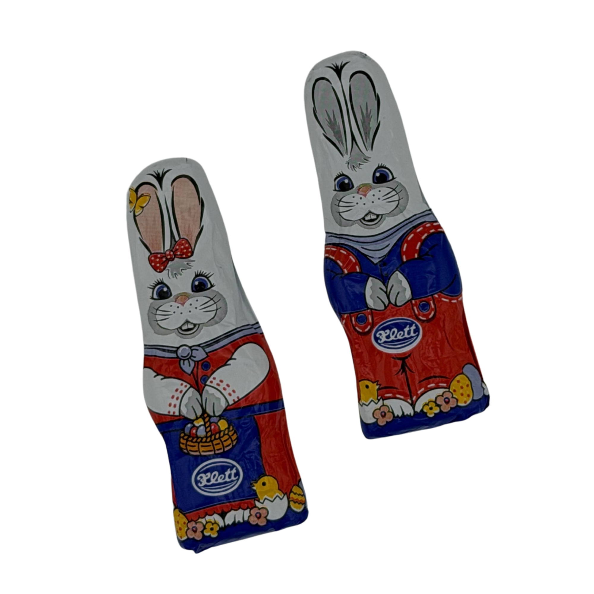 Osterhase massiv 12,5 g klein & flach in Vollmilch
Größe 9 cm 80 Stück pro Karton