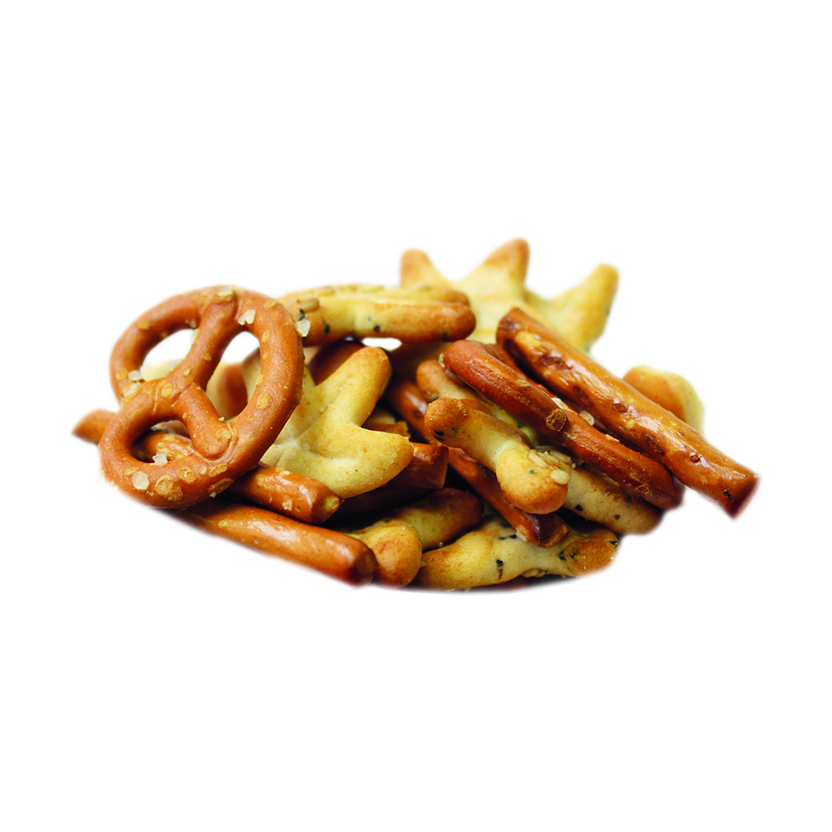 XOX Snacks, buntes Knabbergebäck 1 kg pro Beutel