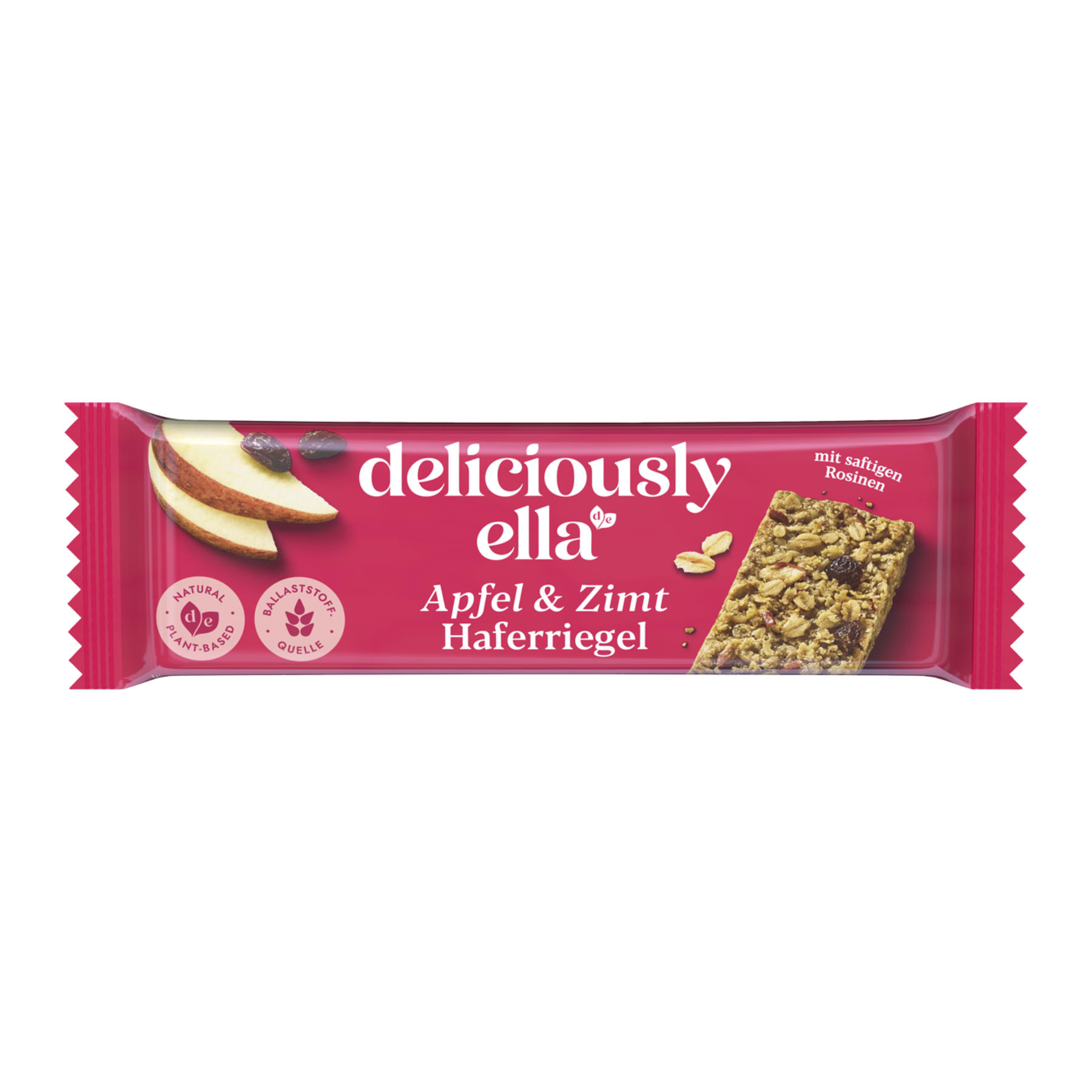 Deliciously Ella Haferriegel 'Apfel & Rosine' 50g - 16 Stück pro Karton