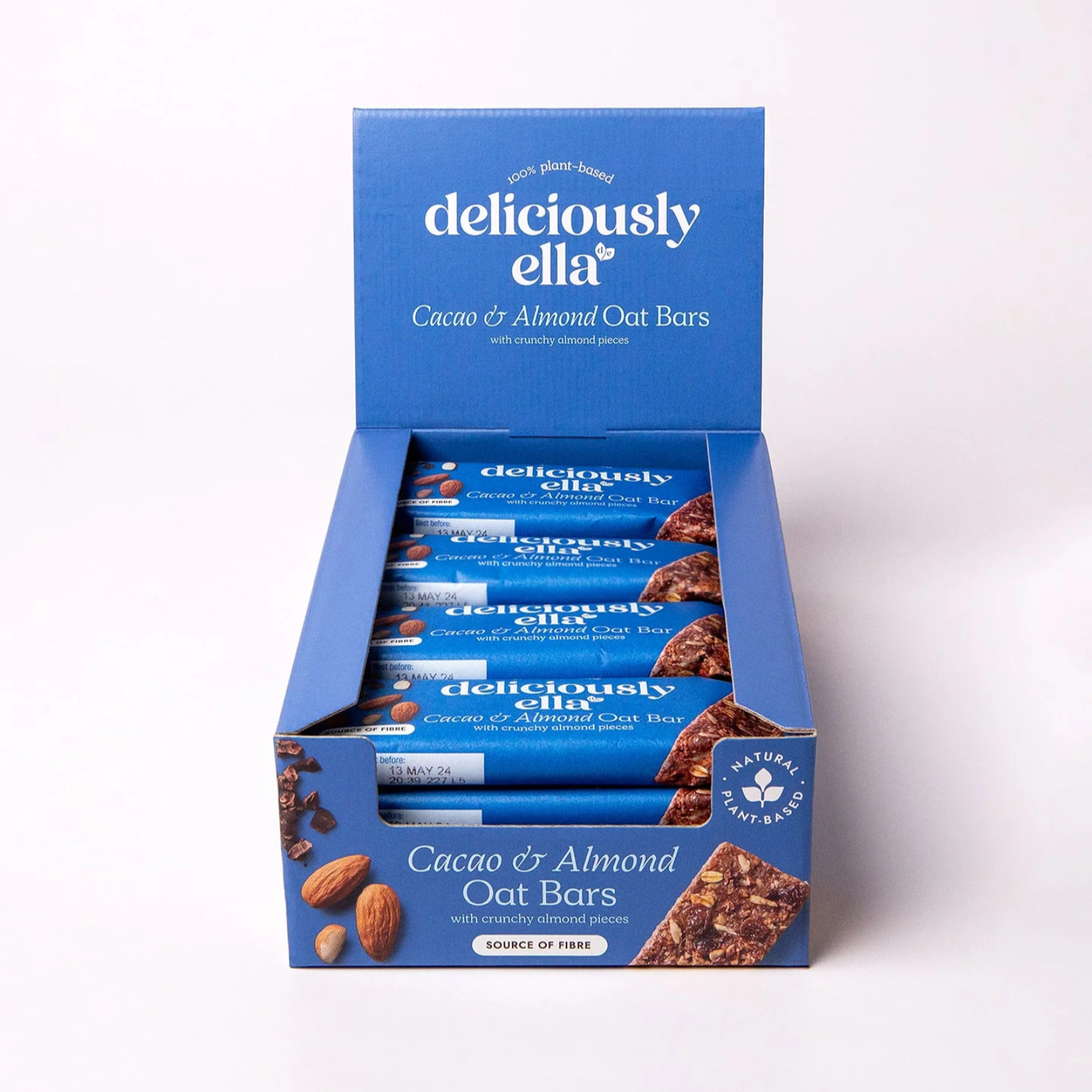 Deliciously Ella Haferriegel 'Schoko & Mandel' 50g - 16 Stück pro Karton