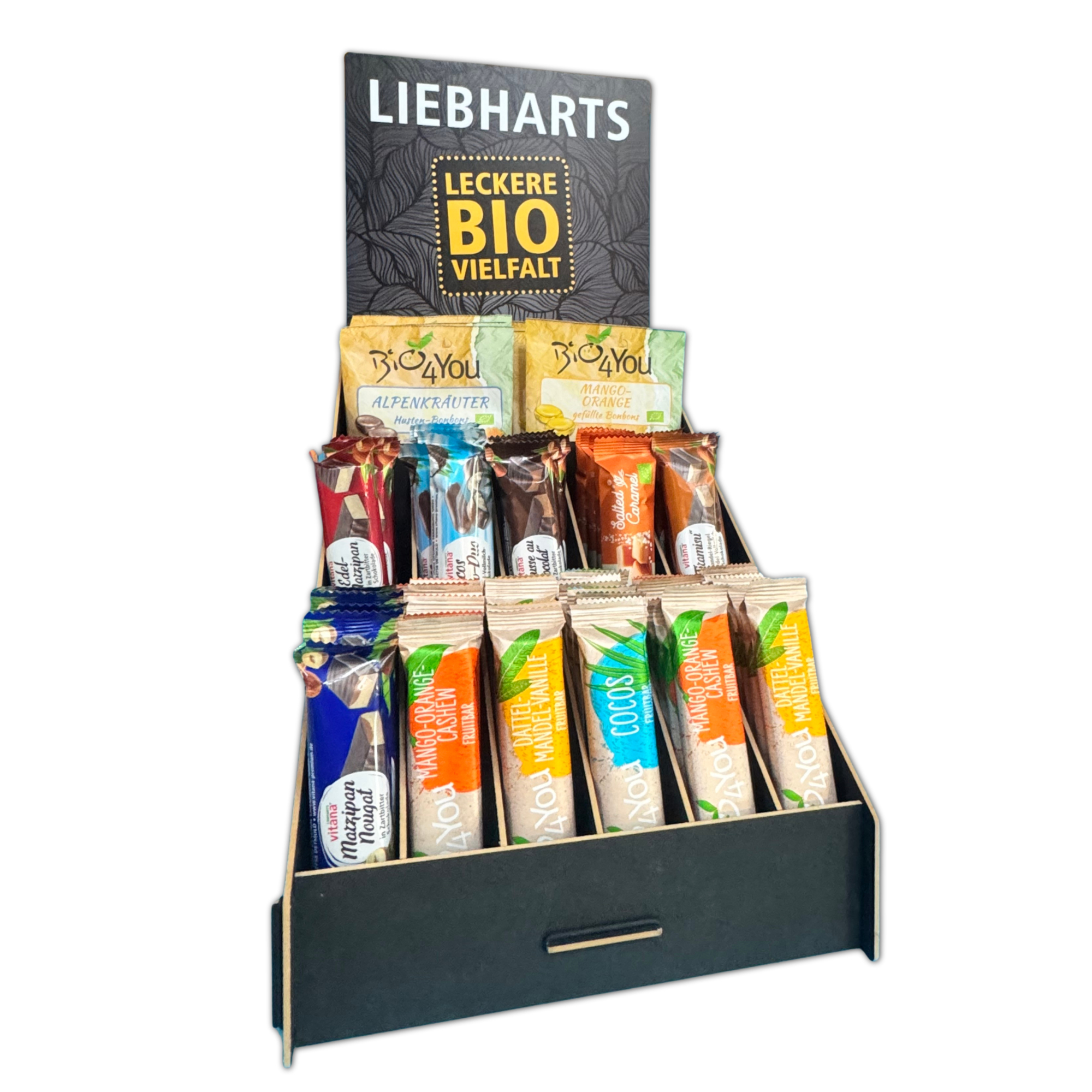 Liebharts Thekendisplay schwarz matt