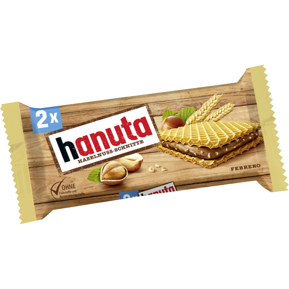 hanuta 2er Packung - 18 Stück a 44g