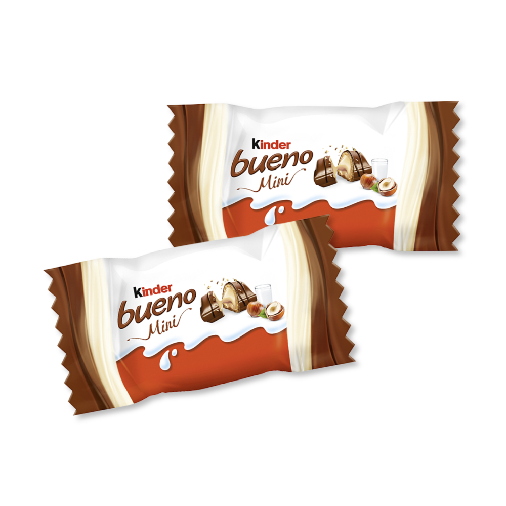 Kinder Bueno Mini einzeln Verpackt 5,4 g - 457 Stück pro Karton
