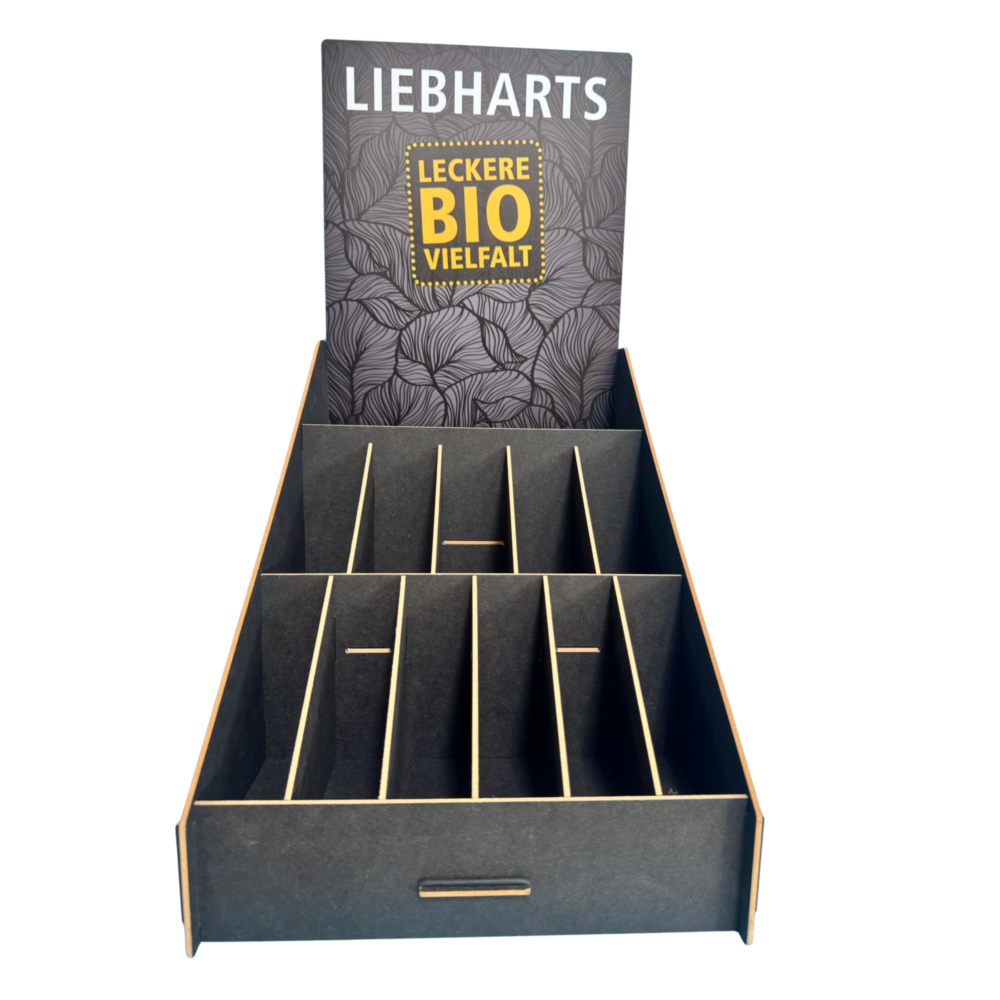 Liebharts Thekendisplay schwarz matt