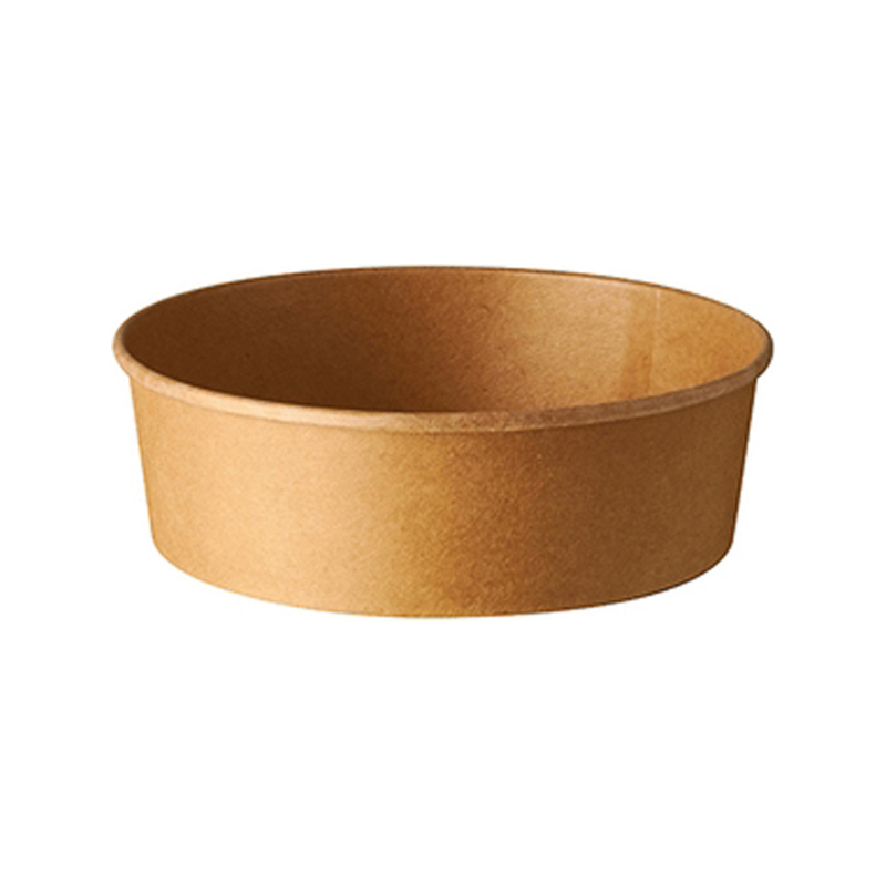 Salatschale niedrig 500 ml
Ø15 cmx4,6 cm braun, Pappe mit PLA-Beschichtung
passender Deckel 12904 50 Schalen pro Pack/Gebinde
