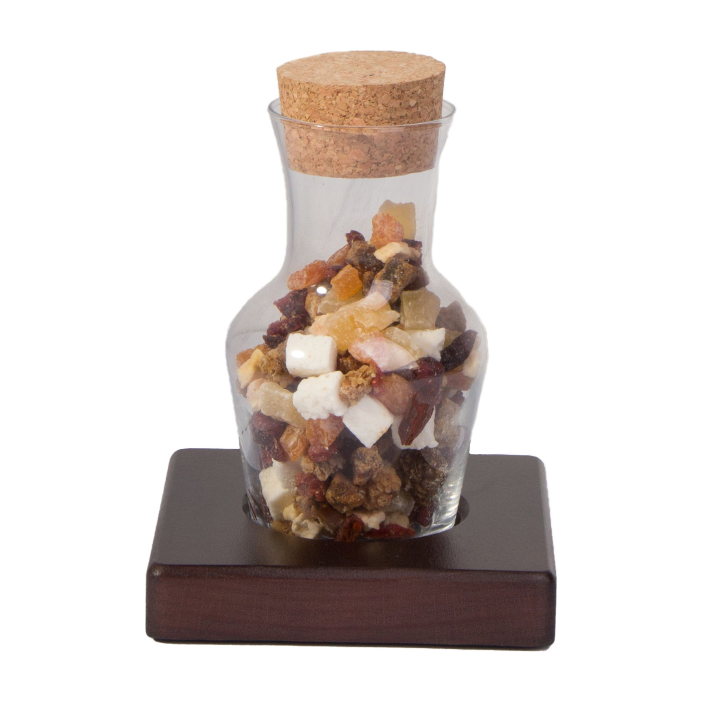 Holztableau für eine Glas-Karaffe Wenge 25 cl Carafon