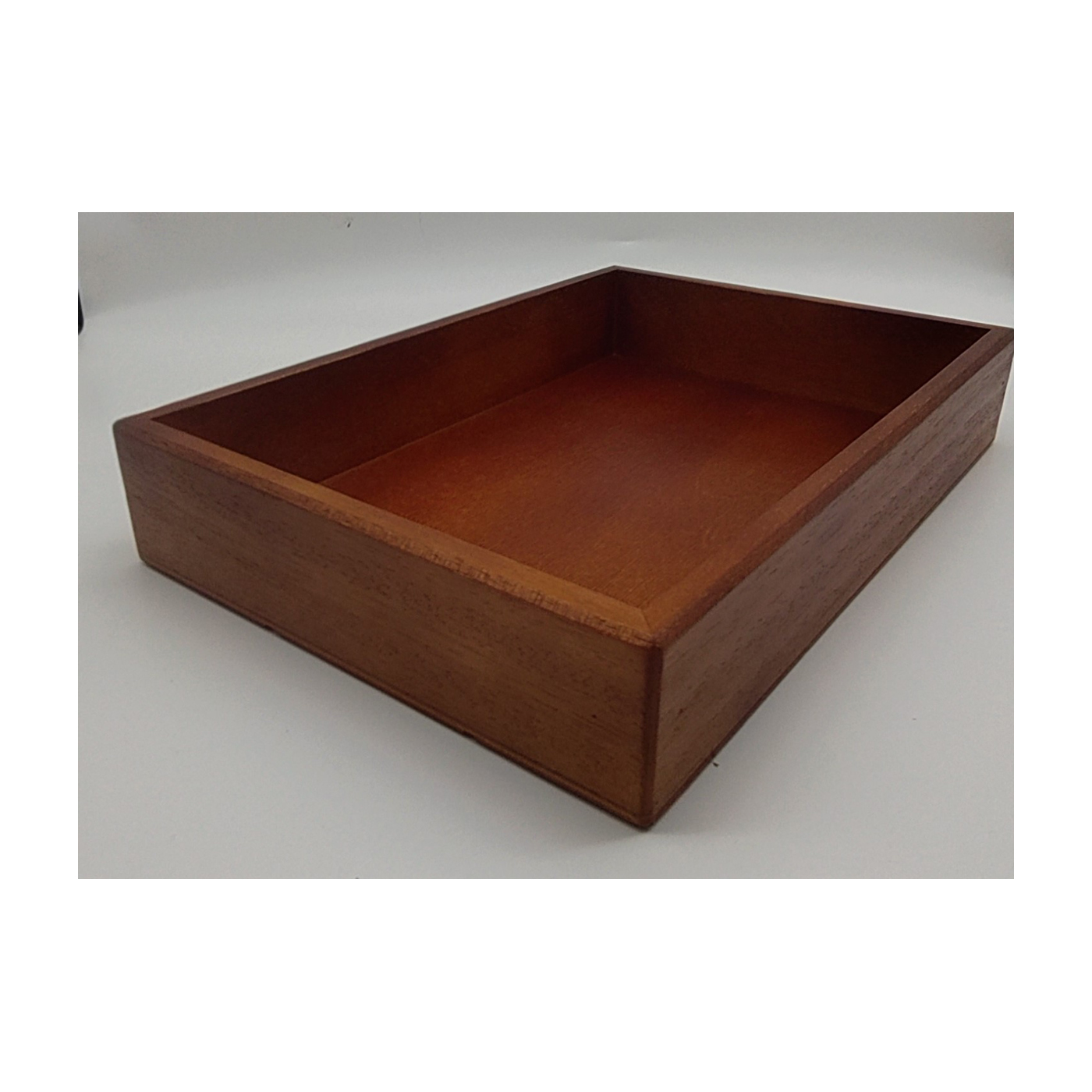 Holzkiste für Gebäckeinsatz 250 g rechteckig Braun
