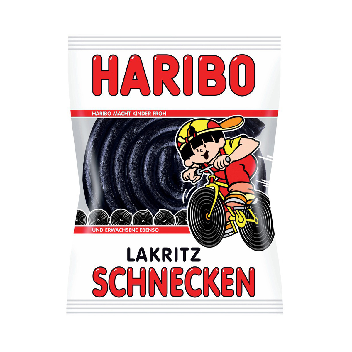 Haribo Lakritz Schnecken Mini-Beutel 100 Beutel á 13 g pro Tüte