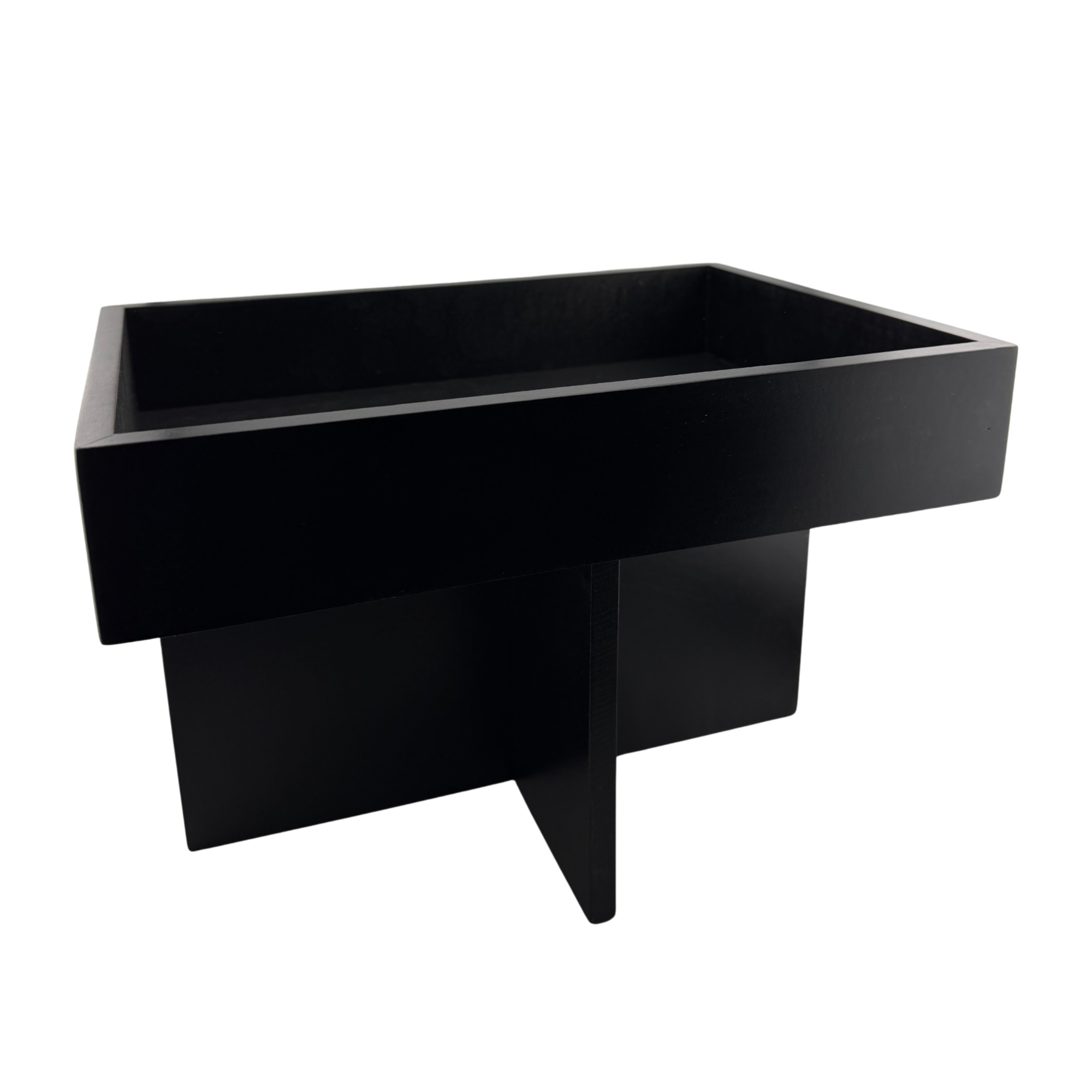 Buffet-System Eiche Schwarz, hoch