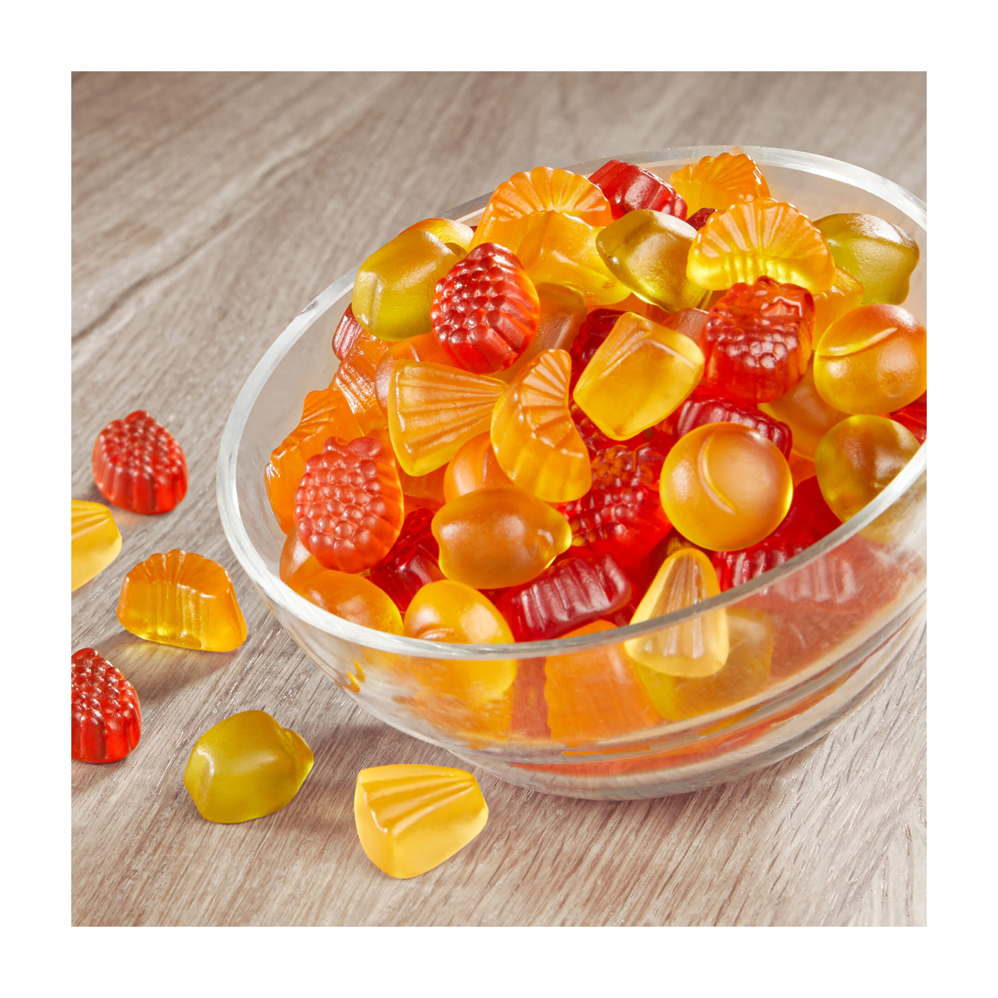 Exotic Fruchtgummi ohne Gelatine, vegan 1,00 kg  Beutel