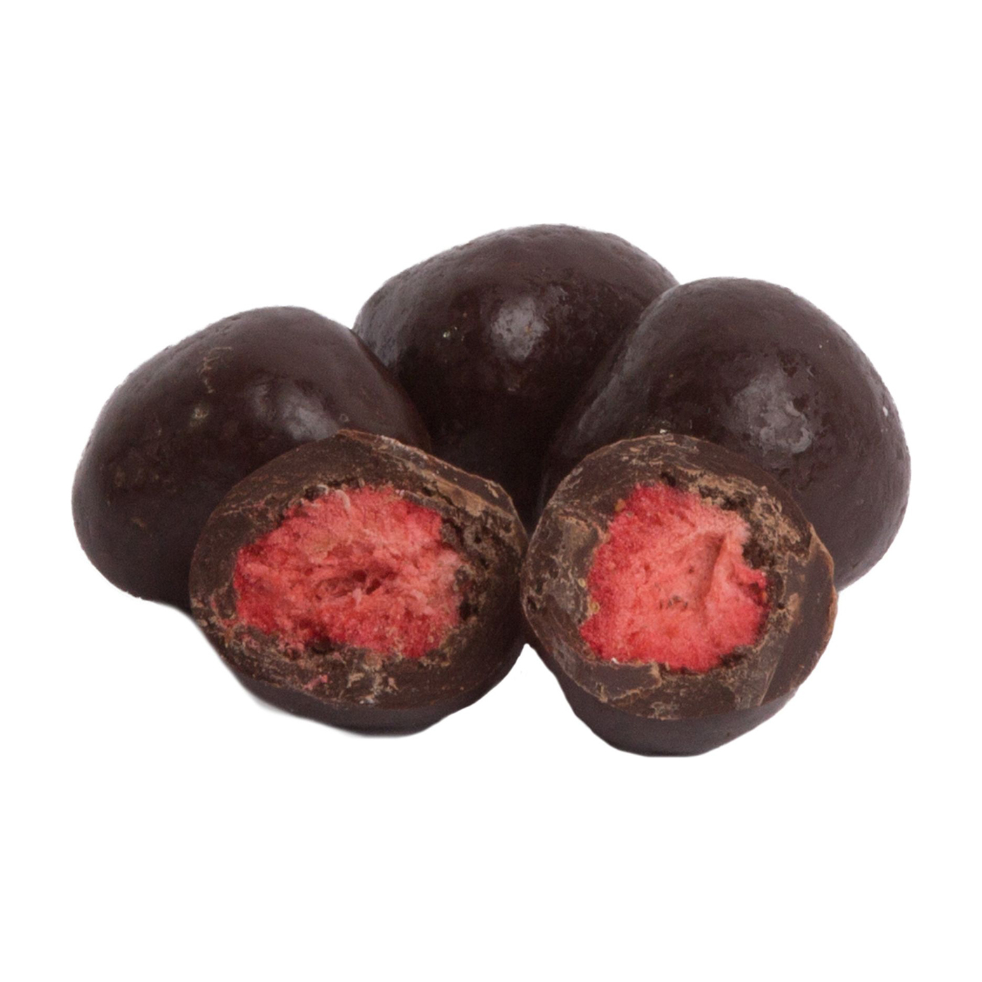 Erdbeeren gefriergetrocknet in Zartbitter-Schokolade
2,0 kg Beutel