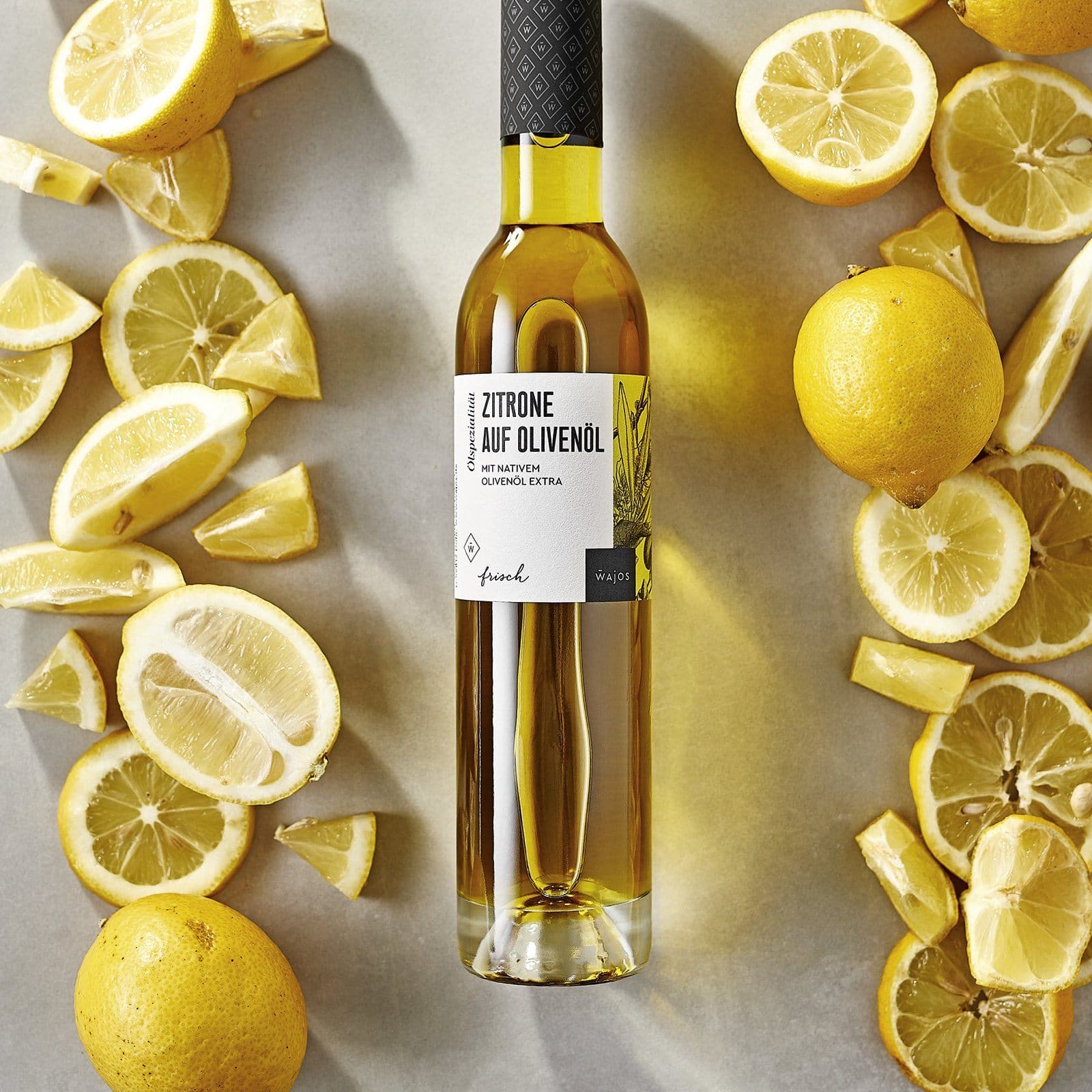 Zitrone auf Olivenöl 250 ml Flasche